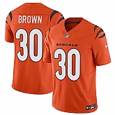 Men & Women & Youth Cincinnati Bengals #30 Chase Brown Orange 2024 F.U.S.E Vapor Untouchable Limited Stitched Jersey Dzhi,baseball caps,new era cap wholesale,wholesale hats