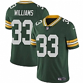 Men & Women & Youth Green Bay Packers #33 Evan Williams Green Vapor Untouchable Limited Stitched Jersey Dzhi,baseball caps,new era cap wholesale,wholesale hats