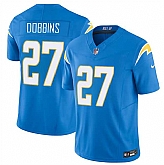 Men & Women & Youth Los Angeles Chargers #27 J.K. Dobbins Blue 2024 F.U.S.E Vapor Limited Stitched Jersey,baseball caps,new era cap wholesale,wholesale hats