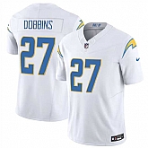 Men & Women & Youth Los Angeles Chargers #27 J.K. Dobbins White 2024 F.U.S.E Vapor Limited Stitched Jersey,baseball caps,new era cap wholesale,wholesale hats