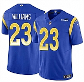 Men & Women & Youth Los Angeles Rams #23 Kyren Williams Blue 2024 Vapor Untouchable Stitched Jersey,baseball caps,new era cap wholesale,wholesale hats