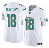 Men & Women & Youth Miami Dolphins #18 Tyler Huntley White 2024 F.U.S.E Vapor Limited Stitched Jersey,baseball caps,new era cap wholesale,wholesale hats