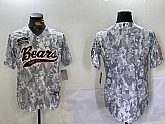 Men's Chicago Bears Blank Arctic Camo 2024 Salute to Service Stitched Baseball Jersey,baseball caps,new era cap wholesale,wholesale hats