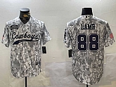 Men's Dallas Cowboys #88 CeeDee Lamb Arctic Camo 2024 Salute to Service Stitched Baseball Jersey,baseball caps,new era cap wholesale,wholesale hats