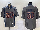 Men's Denver Broncos #30 Terrell Davis Grey 2019 Inverted Legend Stitched Nike Limited Jersey Dzhi,baseball caps,new era cap wholesale,wholesale hats