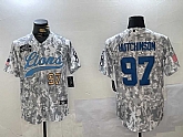 Men's Detroit Lions #97 Aidan Hutchinson 2024 Arctic Camo Salute To Service Stitched Baseball Jerseys,baseball caps,new era cap wholesale,wholesale hats