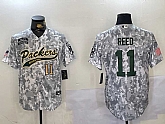 Men's Green Bay Packers #11 Jayden Reed 2024 Arctic Camo Salute To Service Stitched Baseball Jerseys,baseball caps,new era cap wholesale,wholesale hats