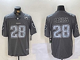 Men's Las Vegas Raiders #28 Josh Jacobs Grey Limited Stitched Jersey Dzhi,baseball caps,new era cap wholesale,wholesale hats