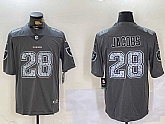 Men's Las Vegas Raiders #28 Josh Jacobs Grey Limited Stitched Jerseys Dzhi,baseball caps,new era cap wholesale,wholesale hats