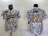 Men's New Orleans Saints #12 Chris Olave Arctic Camo 2024 Salute to Service Stitched Baseball Jersey,baseball caps,new era cap wholesale,wholesale hats