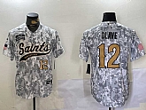 Men's New Orleans Saints #12 Chris Olave Arctic Camo 2024 Salute to Service Stitched Baseball Jerseys,baseball caps,new era cap wholesale,wholesale hats