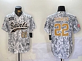 Men's New Orleans Saints #22 Rashid Shaheed Arctic Camo 2024 Salute to Service Stitched Baseball Jerseys,baseball caps,new era cap wholesale,wholesale hats