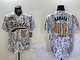 Men's New Orleans Saints #41 Alvin Kamara Arctic Camo 2024 Salute to Service Stitched Baseball Jerseys,baseball caps,new era cap wholesale,wholesale hats