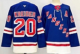 Men's New York Rangers #20 Chris Kreider Royal 2024-25 Home With A Patch Stitched Hockey Jersey,baseball caps,new era cap wholesale,wholesale hats