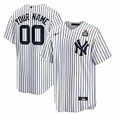 Men's New York Yankees Active Player Custom White 2024 World Series Cool Base Stitched Baseball Jersey,baseball caps,new era cap wholesale,wholesale hats