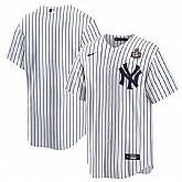 Men's New York Yankees Blank White 2024 World Series Cool Base Stitched Jersey Dzhi,baseball caps,new era cap wholesale,wholesale hats