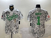 Men's Philadelphia Eagles #1 Jalen Hurts Arctic Camo 2024 Salute to Service Stitched Baseball Jerseys,baseball caps,new era cap wholesale,wholesale hats