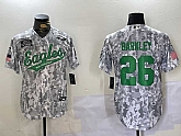 Men's Philadelphia Eagles #26 Saquon Barkley Arctic Camo 2024 Salute to Service Stitched Baseball Jersey,baseball caps,new era cap wholesale,wholesale hats