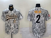 Men's Pittsburgh Steelers #2 Justin Fields 2024 Arctic Camo Salute To Service Stitched Baseball Jerseys,baseball caps,new era cap wholesale,wholesale hats