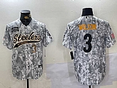 Men's Pittsburgh Steelers #3 Russell Wilson 2024 Arctic Camo Salute To Service Stitched Baseball Jerseys,baseball caps,new era cap wholesale,wholesale hats