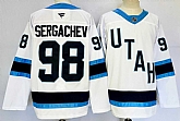 Men's Utah Hockey Club #98 Mikhail Sergachev White 2024-25 Stitched Jersey,baseball caps,new era cap wholesale,wholesale hats