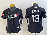 Women's Los Angeles Dodgers #13 Max Muncy Black Mexico 2020 World Series Cool Base Nike Jersey,baseball caps,new era cap wholesale,wholesale hats