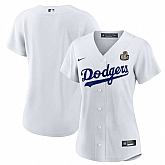 Women's Los Angeles Dodgers Blank White 2024 World Series Cool Base Stitched Jersey(Run Small) Dzhi,baseball caps,new era cap wholesale,wholesale hats