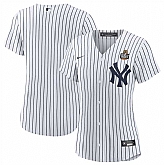 Women's New York Yankees Blank White 2024 World Series Cool Base Stitched Jersey Dzhi,baseball caps,new era cap wholesale,wholesale hats