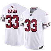 Men & Women & Youth Arizona Cardinals #33 Trey Benson White 2024 F.U.S.E. Vapor Untouchable Limited Stitched Jersey,baseball caps,new era cap wholesale,wholesale hats