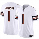 Men & Women & Youth Chicago Bears #1 Jaylon Johnson White 2024 F.U.S.E. Vapor Stitched Jersey,baseball caps,new era cap wholesale,wholesale hats