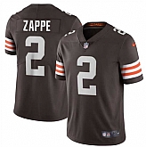 Men & Women & Youth Cleveland Browns #2 Bailey Zappe Brown Vapor Limited Stitched Jersey,baseball caps,new era cap wholesale,wholesale hats