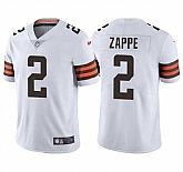 Men & Women & Youth Cleveland Browns #2 Bailey Zappe White Vapor Limited Stitched Jersey,baseball caps,new era cap wholesale,wholesale hats