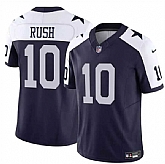 Men & Women & Youth Dallas Cowboys #10 Cooper Rush Navy White 2023 F.U.S.E. Thanksgiving Vapor Untouchable Limited Stitched Jersey,baseball caps,new era cap wholesale,wholesale hats