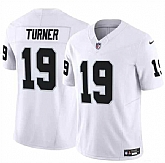 Men & Women & Youth Las Vegas Raiders #19 DJ Turner White F.U.S.E. Vapor Stitched Jersey,baseball caps,new era cap wholesale,wholesale hats