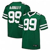 Men & Women & Youth New York Jets #99 Will McDonald IV Green Throwback Limited Stitched Jersey,baseball caps,new era cap wholesale,wholesale hats