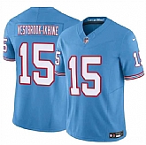 Men & Women & Youth Tennessee Titans #15 Nick Westbrook-Ikhine Blue 2024 F.U.S.E. Throwback Vapor Limited Stitched Jersey,baseball caps,new era cap wholesale,wholesale hats