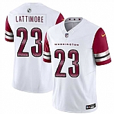 Men & Women & Youth Washington Commanders #23 Marshon Lattimore White 2024 F.U.S.E. Vapor Limited Stitched Jersey,baseball caps,new era cap wholesale,wholesale hats