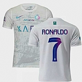 Men's Al Nassr #7 Cristiano Ronaldo White 2023-24 Soccer Jersey,baseball caps,new era cap wholesale,wholesale hats