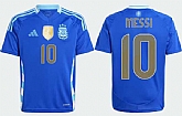 Men's Argentina #10 Lionel Messi Blue Away Soccer Jersey,baseball caps,new era cap wholesale,wholesale hats