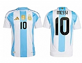 Men's Argentina #10 Lionel Messi White Home Soccer Jersey,baseball caps,new era cap wholesale,wholesale hats