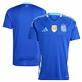 Men's Argentina Blue Blank Away Soccer Jersey,baseball caps,new era cap wholesale,wholesale hats