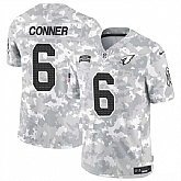 Men's Arizona Cardinals #6 James Conner 2024 F.U.S.E. Arctic Camo Salute to Service Limited Stitched Jersey Dzhi,baseball caps,new era cap wholesale,wholesale hats