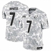 Men's Arizona Cardinals #7 Kyzir White 2024 F.U.S.E. Arctic Camo Salute to Service Limited Stitched Jersey Dzhi,baseball caps,new era cap wholesale,wholesale hats