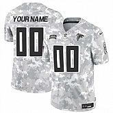 Men's Atlanta Falcons Active Player Custom 2024 F.U.S.E Arctic Camo Salute to Service Limited Football Stitched Jersey,baseball caps,new era cap wholesale,wholesale hats