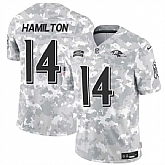 Men's Baltimore Ravens #14 Kyle Hamilton 2024 F.U.S.E. Arctic Camo Salute to Service Limited Stitched Jersey Dzhi,baseball caps,new era cap wholesale,wholesale hats