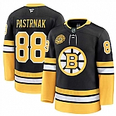 Men's Boston Bruins #88 David Pastrnak Black 100th Anniversary Stitched Hockey Jersey Dzhi,baseball caps,new era cap wholesale,wholesale hats