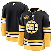 Men's Boston Bruins Blank Black 100th Anniversary Stitched Hockey Jersey Dzhi,baseball caps,new era cap wholesale,wholesale hats