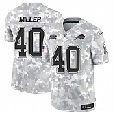 Men's Buffalo Bills #40 Von Miller 2024 F.U.S.E. Arctic Camo Salute to Service Limited Stitched Jersey Dzhi,baseball caps,new era cap wholesale,wholesale hats