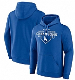 Men's Los Angeles Dodgers Royal 2024 World Series Champions Pullover Hoodie,baseball caps,new era cap wholesale,wholesale hats