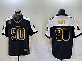 Men's Nike Pittsburgh Steelers #90 T. J. Watt Black Team Color Stitched NFL Vapor Untouchable Limited Jersey Dzhi,baseball caps,new era cap wholesale,wholesale hats